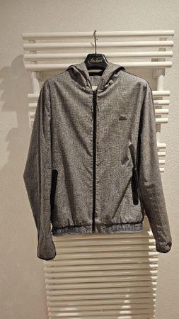 Veste Lacoste Sport grise à capuche Taille 52 bon état 