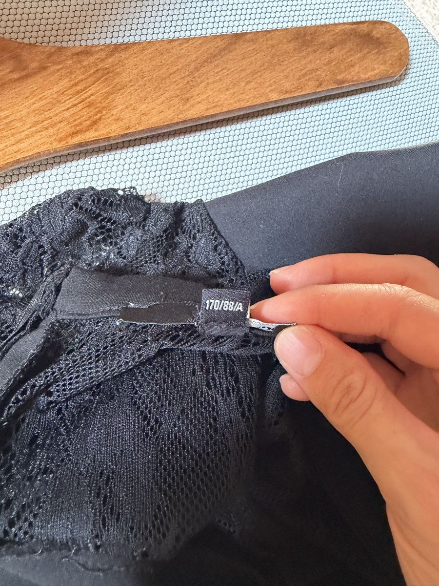 Tally Weijl Vestiti: Robe noire à dentelle – Usato da Founex venduto da Hyrienne 5