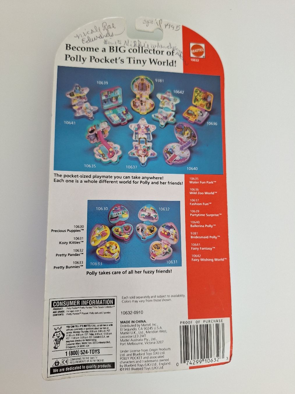 Polly Pocket Carillon: Polly Pocket "Pretty Pandas" (1993) – Nuovo (secondo la descrizione) da Boll venduto da mina0023 5