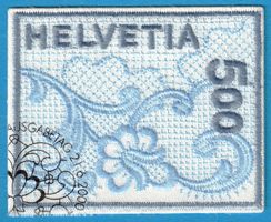 Stickereimarke   2000    gestempelt Ersttag
