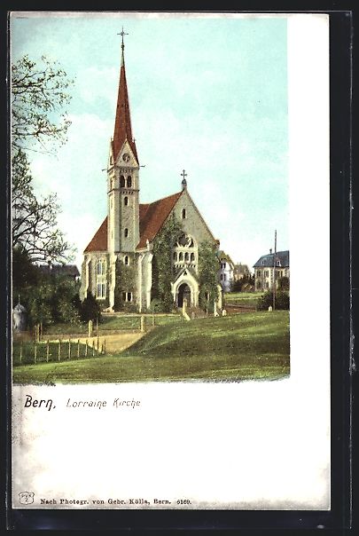 Ansichtskarten: AK Bern, Lorraine Kirche – Gebraucht aus Berlin von bartko-reher