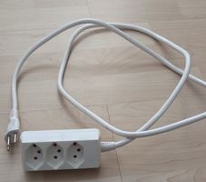 Steckerleiste dreifach weiss gebraucht