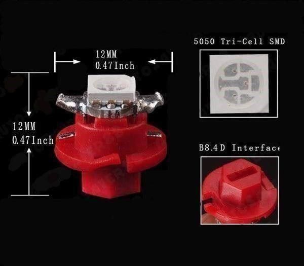 Tutti pezzi di ricambio auto: Tachobeleuchtung B8.4d - T5 blau 12V – Nuovo (secondo la descrizione) da Wohlen AG venduto da Rianxo 2