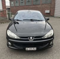 Peugeot 206 CC Cabriolet schwarz Leder rot schwarz CH 45