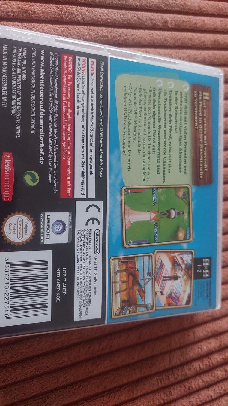 Nintendo Giochi: Nintendo DS-Reiterhof Spiel/ – Usato da Basel venduto da O-MEGA 1