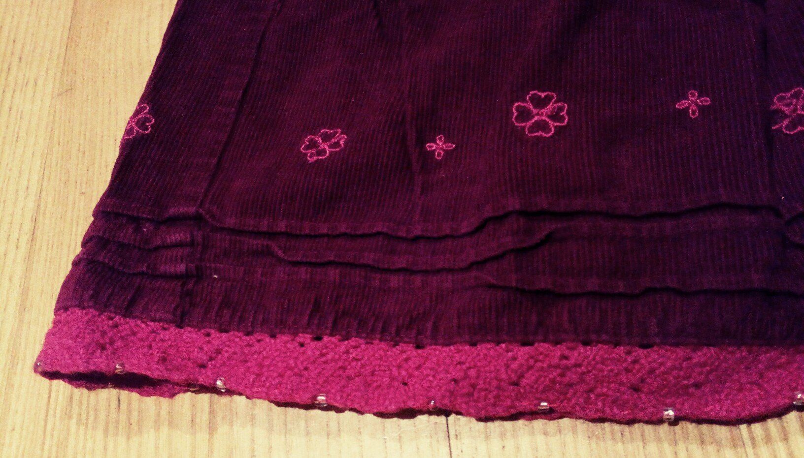 Kleider & Röcke: Cord Kleid, violett_pink Gr. 110 – Gebraucht aus Zeneggen von shemesh_ 2