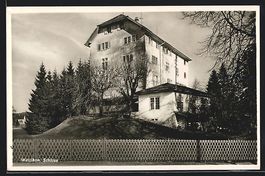 AK Wetzikon, Blick aufs Schloss, 1940