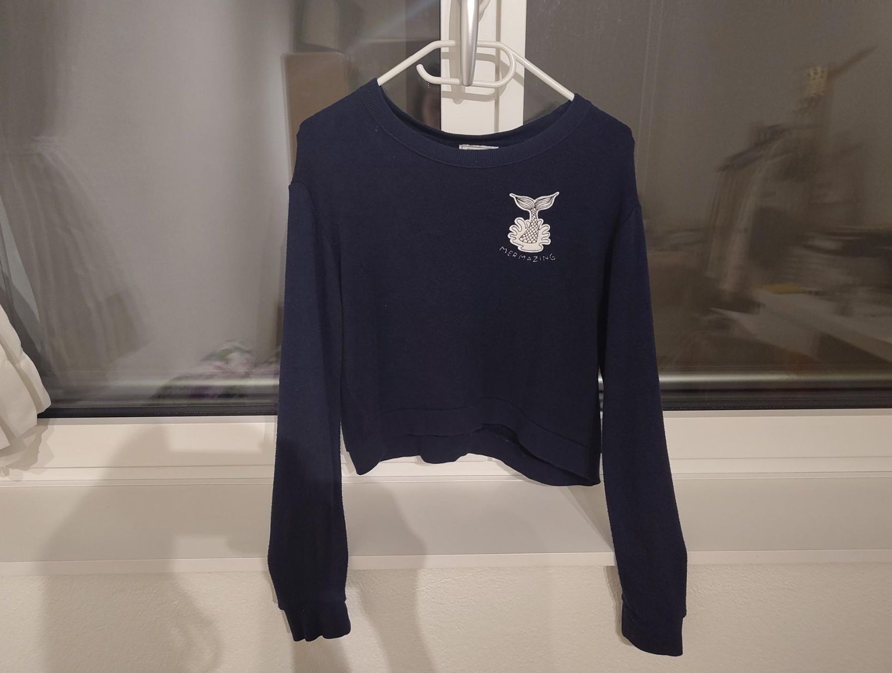 Pull&Bear Pullover & Sweatshirts: Pull&Bear mermaizing Pullover dunkelblau Grösse XS-S – Gebraucht aus Zürich von ale_7k2j 2