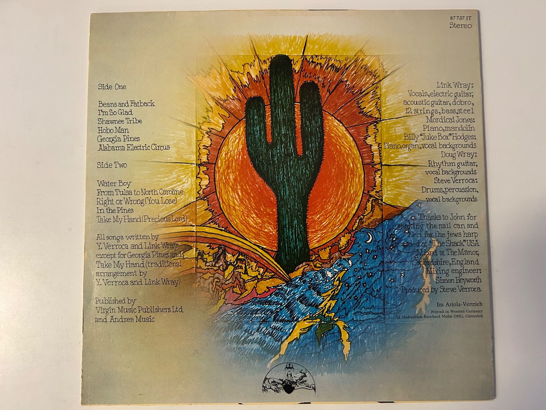 Schallplatten: Link Wray - Beans and Fatback - Vinyl, Original LP Top! – Gebraucht aus Aesch BL von BlueMusicRecords 1