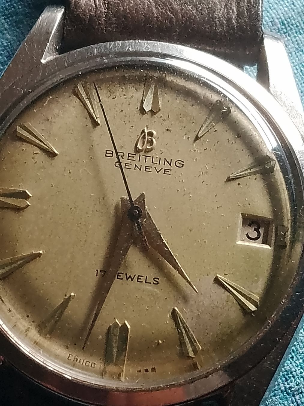Breitling Uhren: Breitling 1960 Handaufzug 35mm läuft – Gebraucht aus Agno von sam2608 3