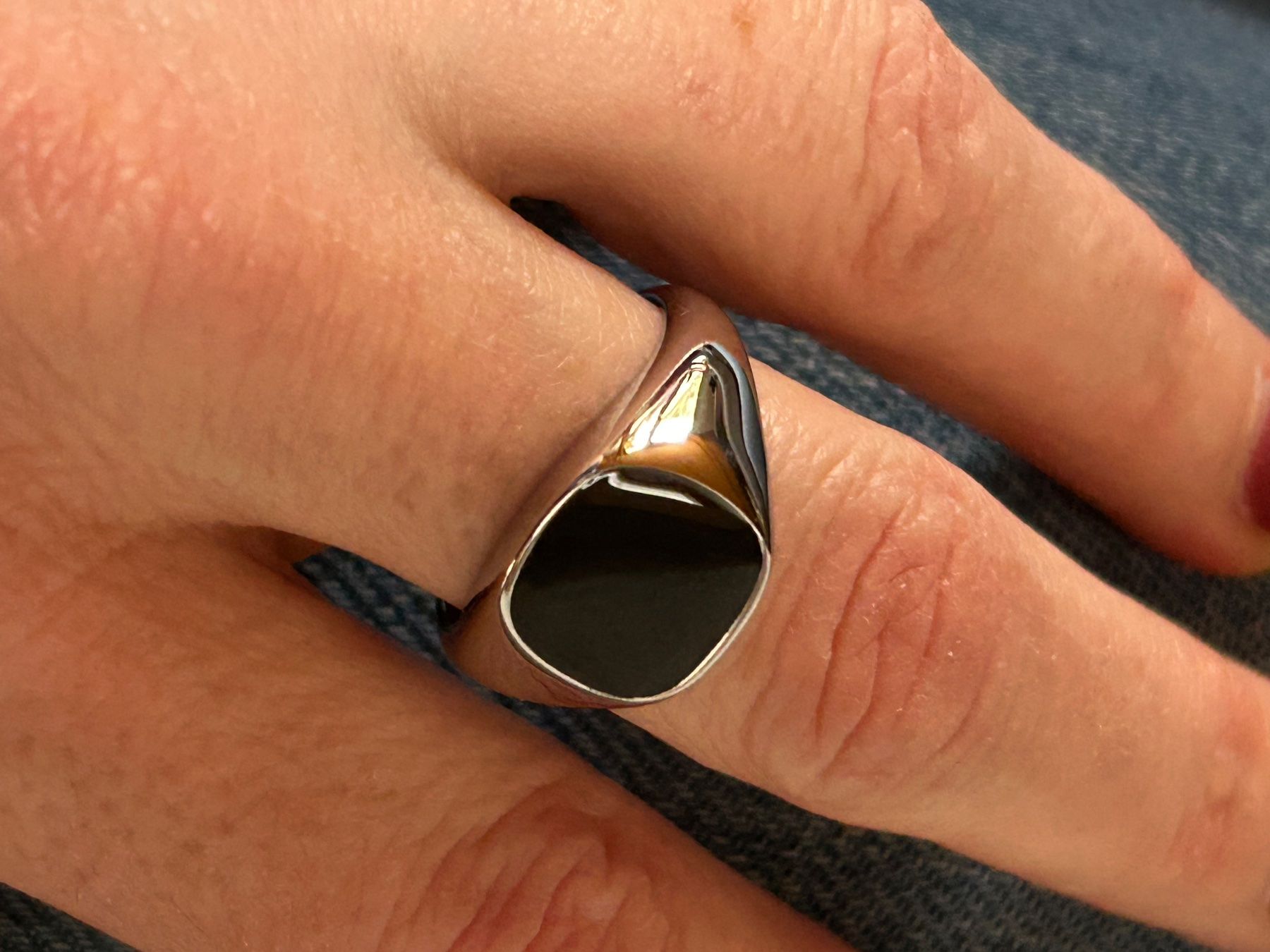 Anelli: Herrenring Retro klein caro (60) – Usato da Laufen venduto da belleskulptur 3