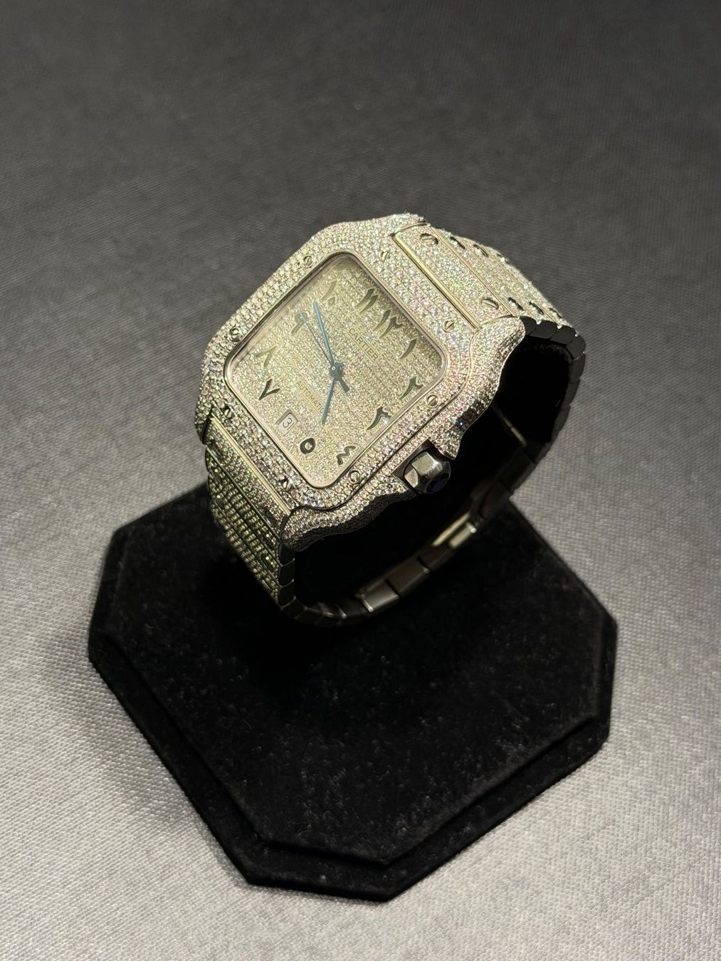 Cartier Orologi: CARTIER - SANTOS - ICED OUT VS DIAMANTEN – Usato da Baden venduto da Gilani_Lux_AG 1