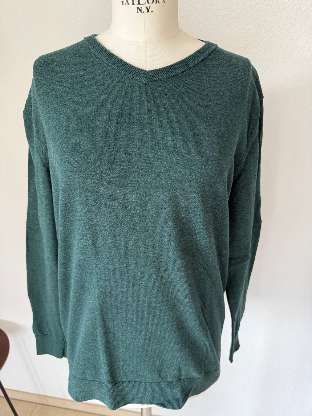 Tom Tailor Maglioni & Felpe: Tom Tailor Herren Pullover Grösse XL Dunkelgrün Baumwolle – Usato da Kirchdorf AG venduto da coco123