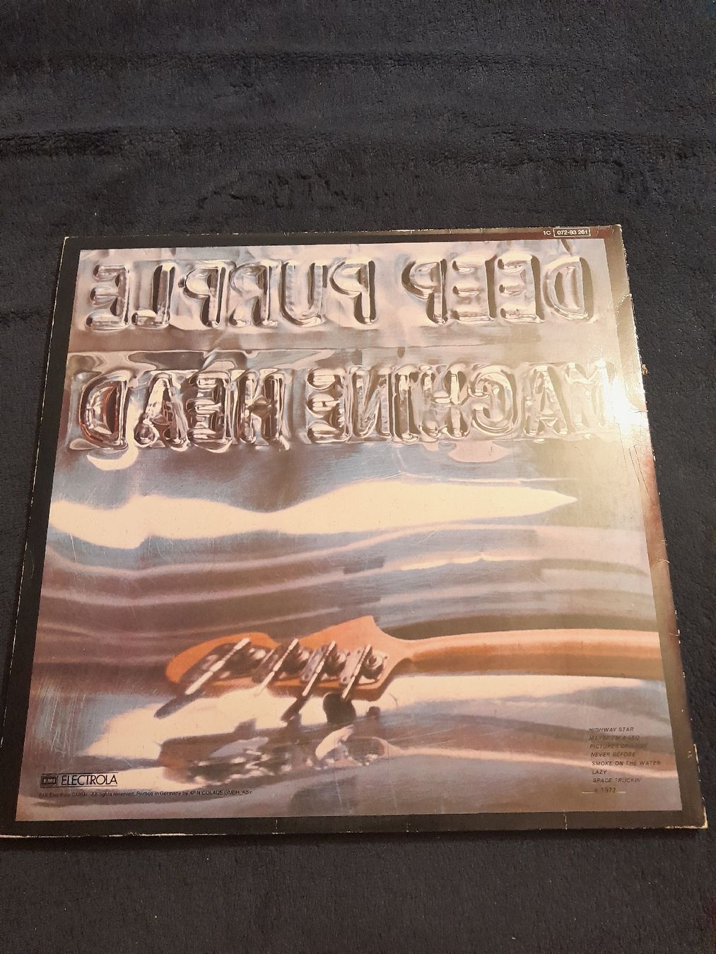 Schallplatten: Deep Purple Machine Head LP RE + orig.songtextposter – Gebraucht aus oekingen von  2