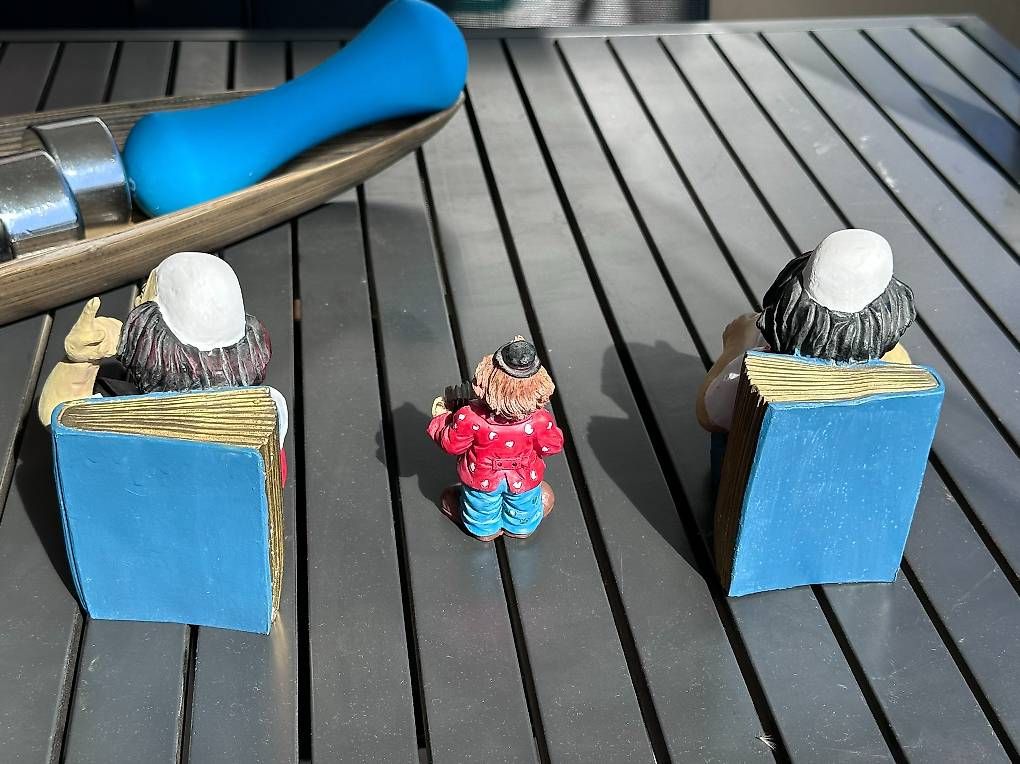 Statuette: 2 Clown Buchhalter & 1 kleiner dazu – Usato da Volketswil venduto da T__J 2