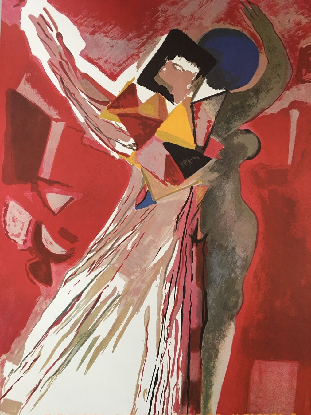 Grafica & Litografie: Marino Marini    "La Traviata"  Farboffsetlithographie – Usato da Nennigkofen venduto da waltraub 1