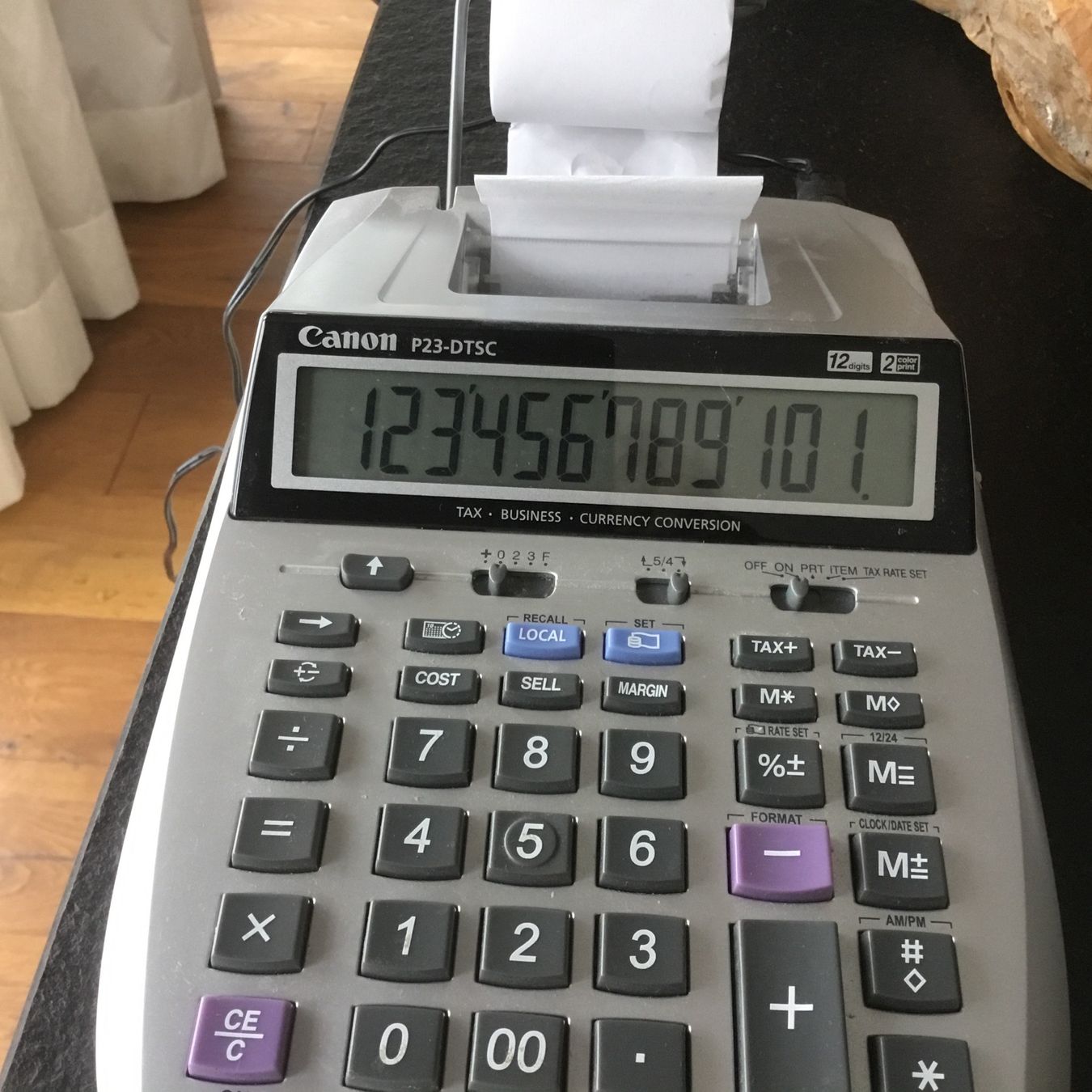 Canon Taschenrechner: Tischrechner Canon P23-DTSC – Gebraucht aus Thierachern von sweden08