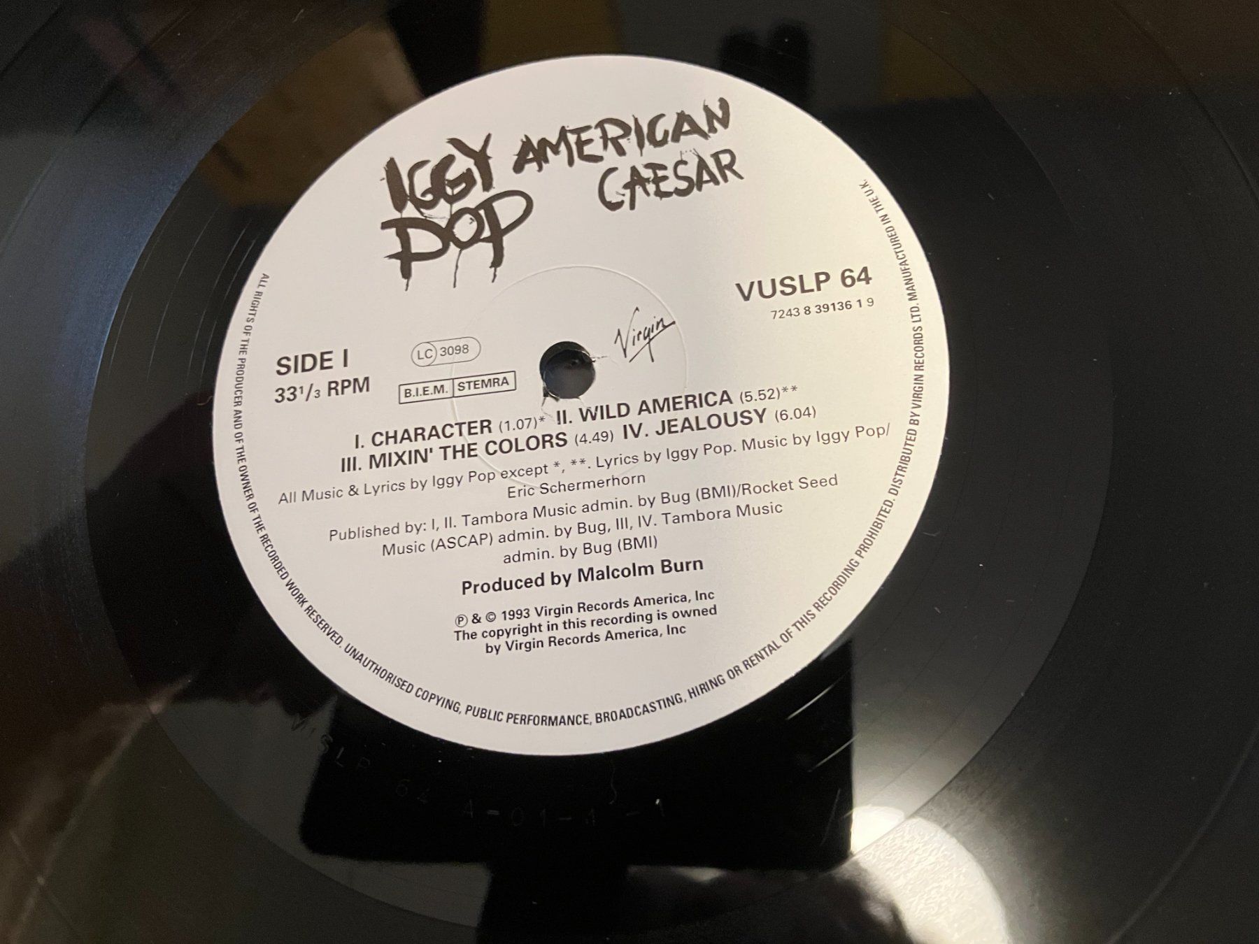 Dischi in vinile: Iggy Pop – Usato da Aarwangen venduto da Jukebox3 7