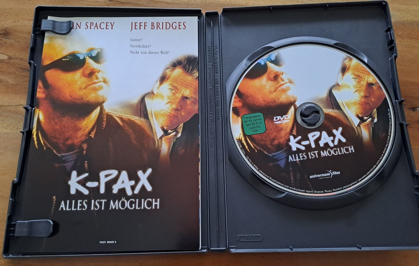 Tutti i DVDs: K-Pax - Alles ist möglich – Usato da Fällanden venduto da Bengel1967 2
