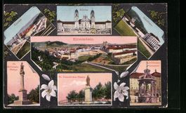 Einsiedeln, Schulhaus, St. Meinrads-Stat