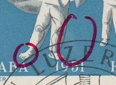 32A.3. Ret. über 95 von 1951, F-6/7, FD-Stempel 29.9.1951