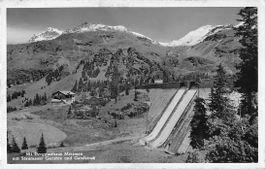 uralte Ansichtskarte Berggasthaus METTMEN GL 1938