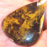 Anhänger L-3889 – Schwarzer Goldener Opal 29x53mm