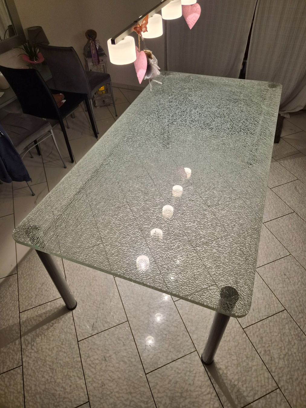 Tische: Glastisch, Esstisch – Gebraucht aus Wolfwil von Mogli67 1