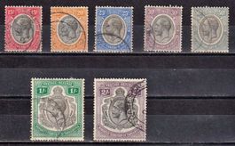 Südafrika, Los von 7 Briefmarken ⊙, KW  24.00