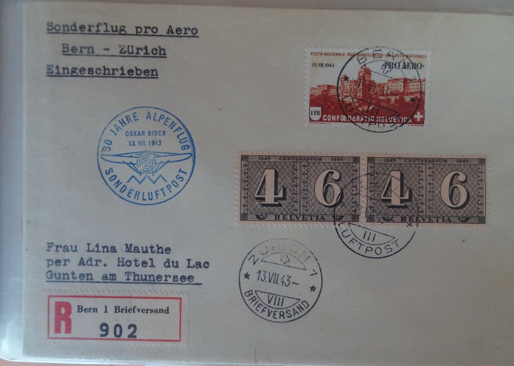 Buste & buste per spedizione: Erstflug Ballonpost Belege – Usato da Feldbrunnen venduto da MarcusSO 8