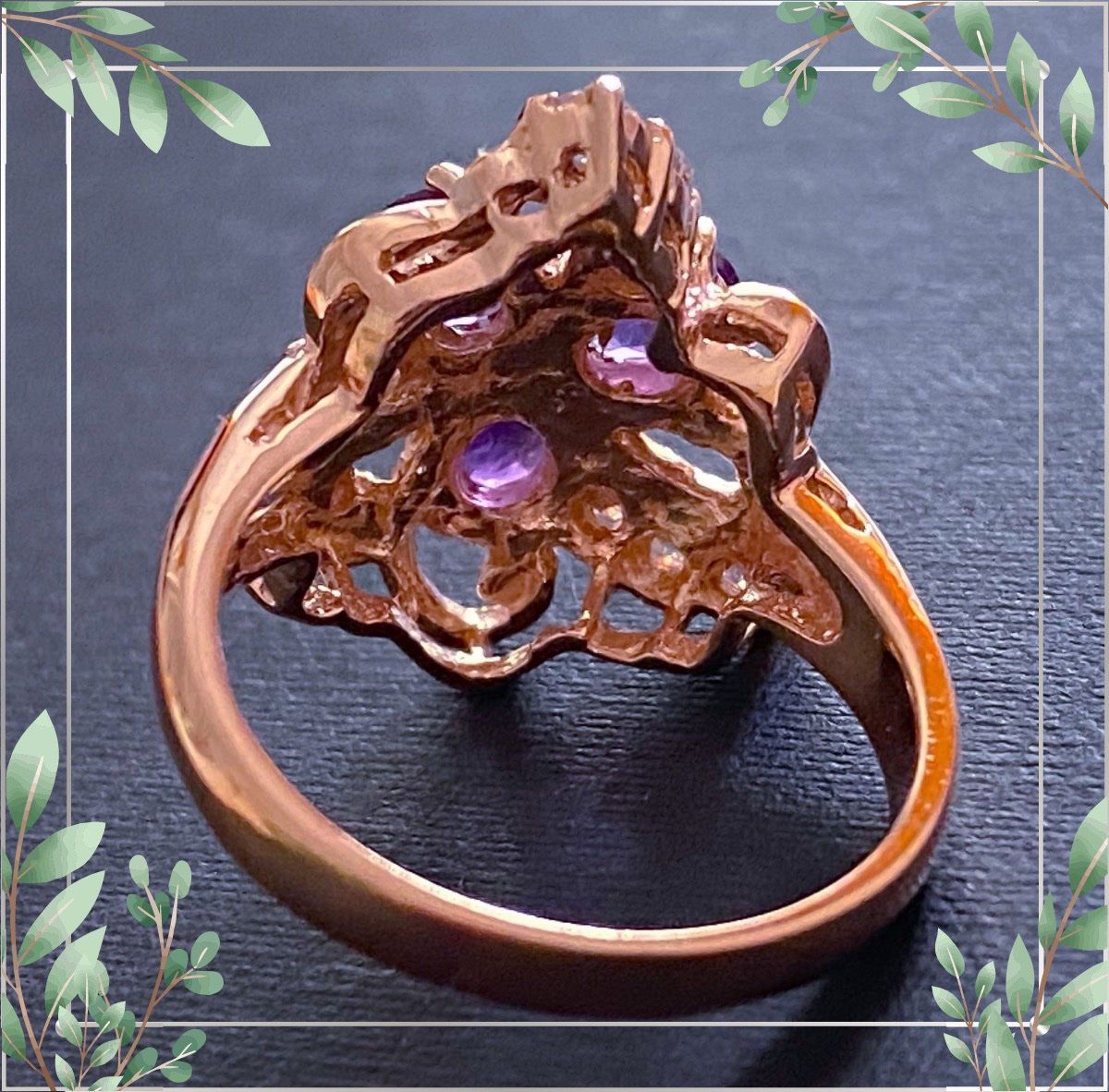 Anelli: Ring 925 SILBER Edelsteinring Silberring AMETHYST AMETHYSTE – Nuovo e nell'imballaggio originale da Berg TG venduto da magginello 1