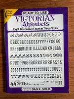 Victorian Alphabets Graphik Design Kunst