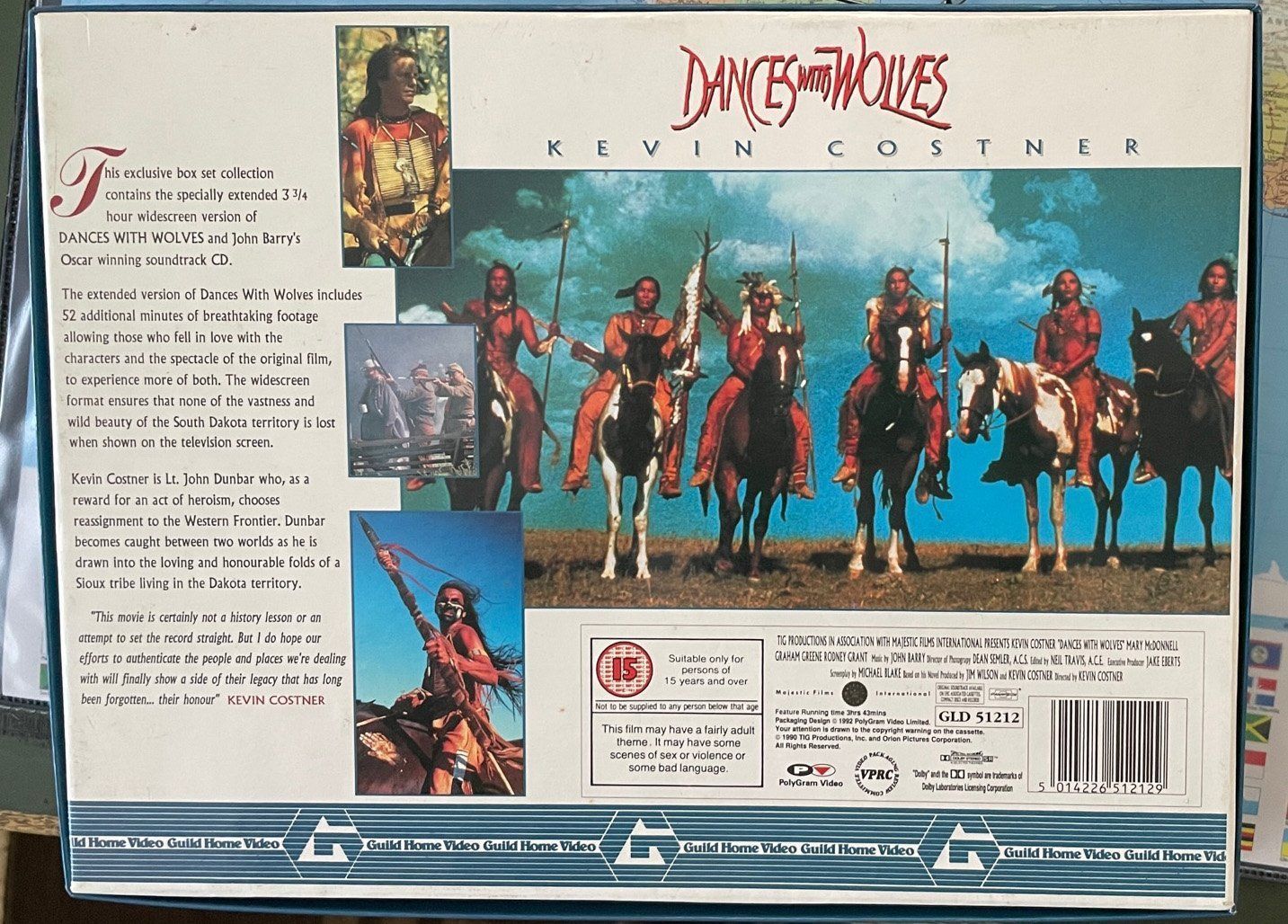 Tutti i VHS: Dances With Wolves VHS Boxset - mit Audio-CD – Nuovo (secondo la descrizione) da Olten venduto da framos65 1