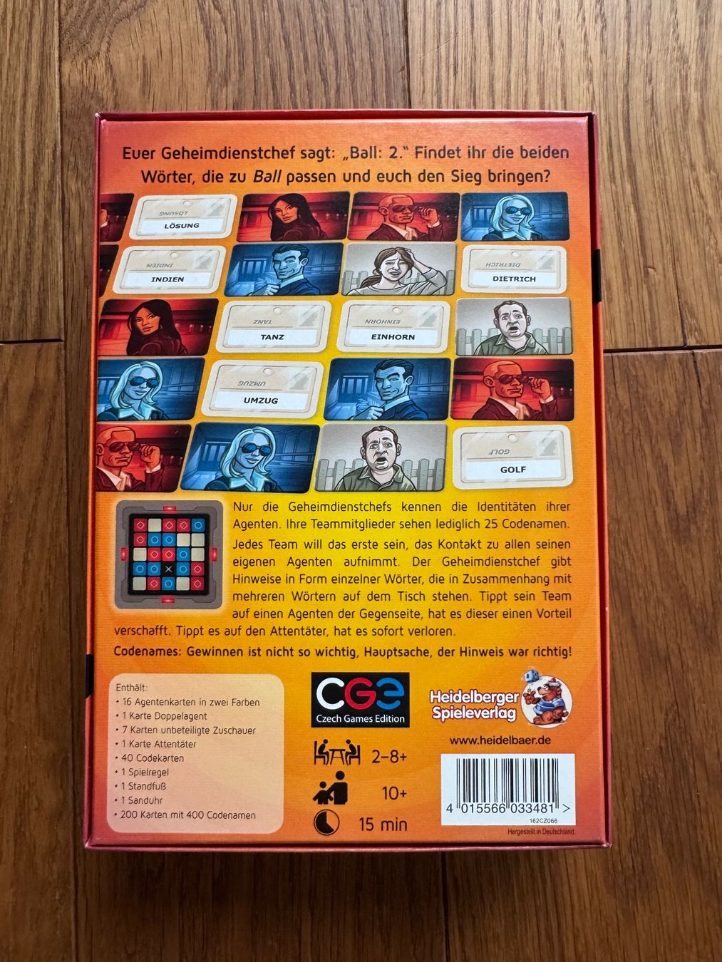 Giochi: Codenames - Jeu de l'année 2016 – Nuovo (secondo la descrizione) da Zürich venduto da lcg_898x 1