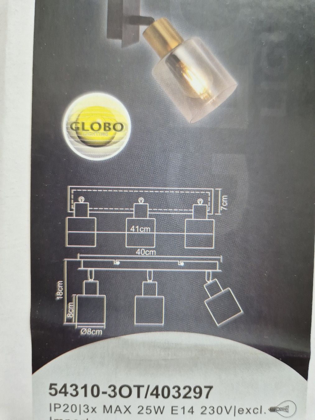 Lustres & lampes de plafonds: Tisch- und Deckenlampe GLOBO – Neuf avec emballage d'origine à Oberbüren par L_E_A 1