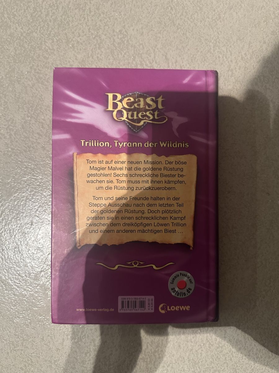 Bücher: Beast Quest Trillion: Spannendes Abenteuerbuch – Gebraucht aus Zollikon von  1