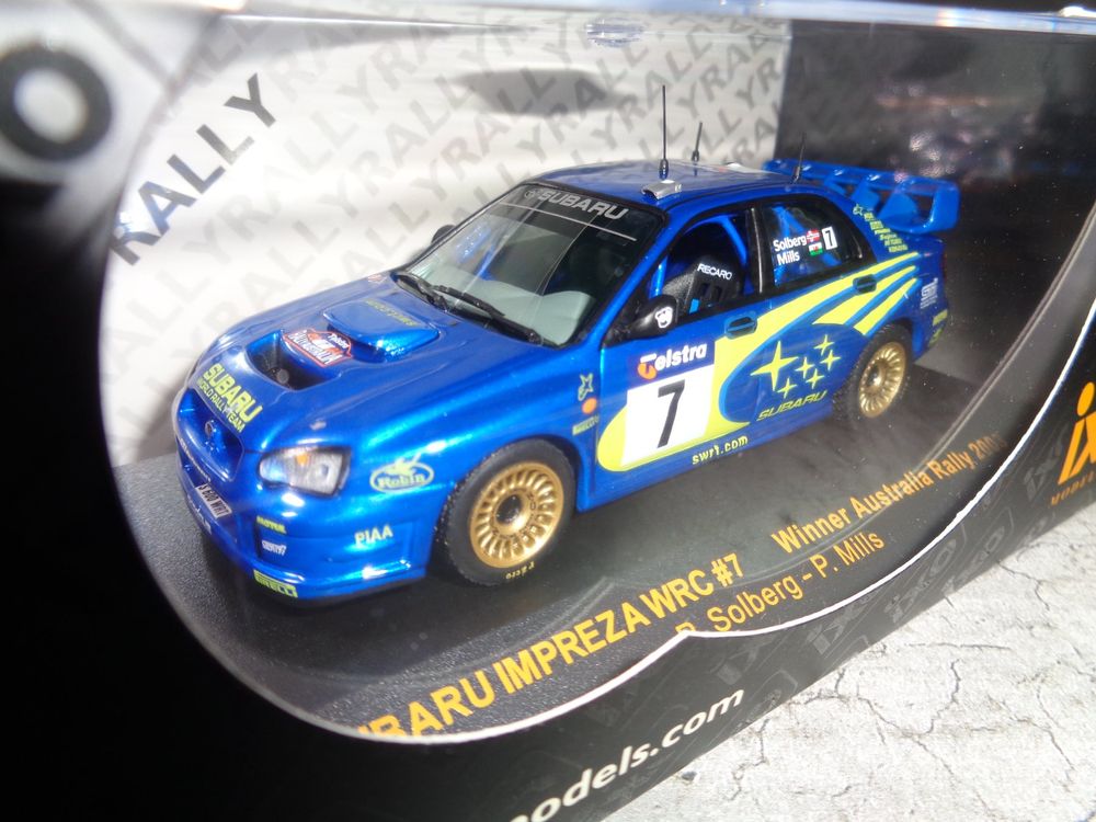 Subaru Impreza WRC Solberg Rallye Chypre 2003 - Vitesse 1/43 - Neuve