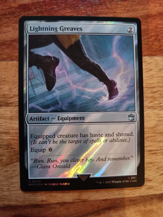 Lightning Greaves Surge FOIL 0834 Dr.WHO Kaufen auf Ricardo