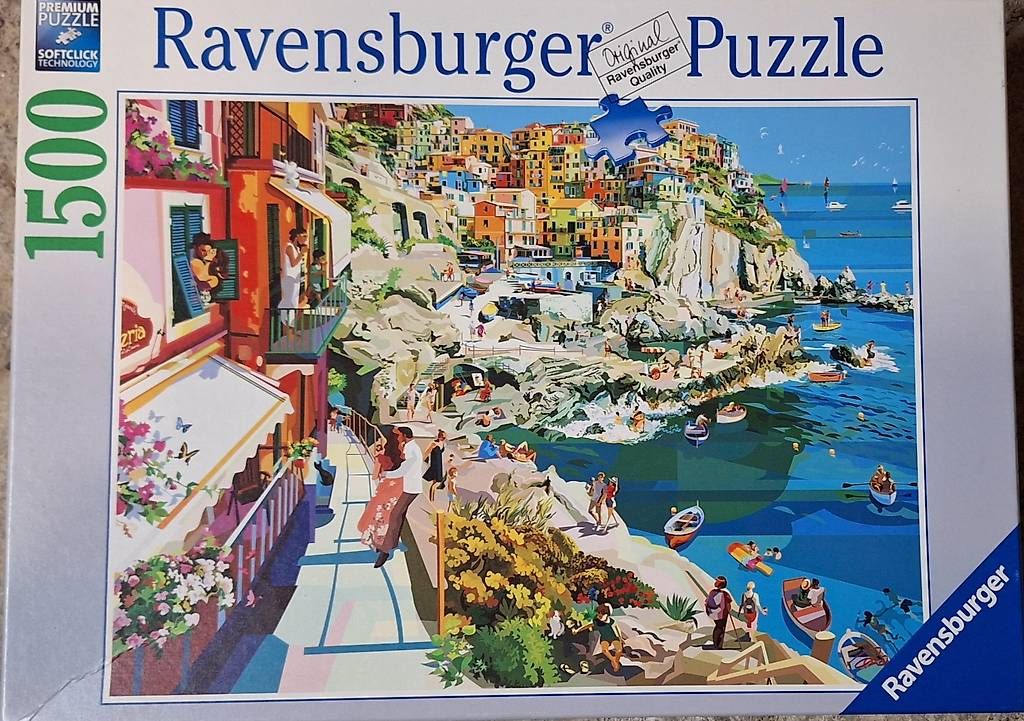 Puzzles: Puzzle Educa 1500 pièces - Cinqueterre - complet – Gebraucht aus La Tine von chrystang