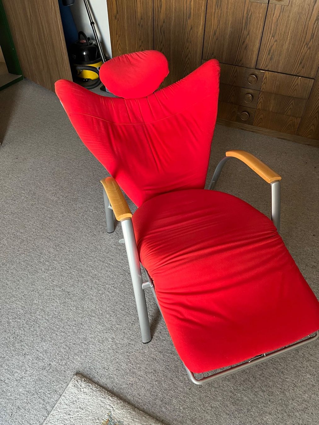 Poltrone: Roter Design Relaxsessel mit Fussablage – Usato da Obfelden venduto da Pschumi1 3