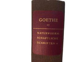 GOETHE NATURWISSENSCHAFTLICHE SCHRIFTEN 11 Band 17