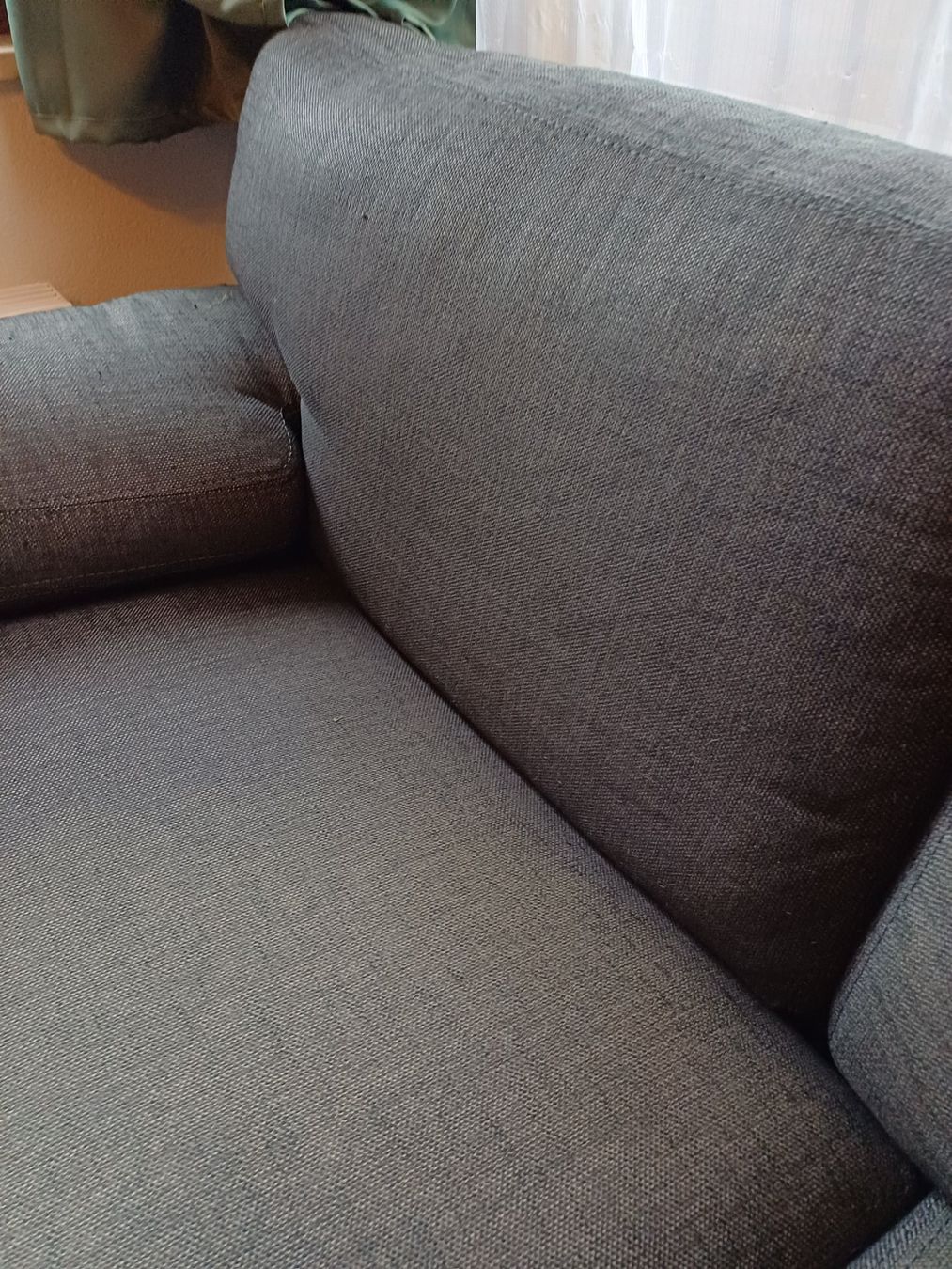 Sofas: Ecksofa anthrazit, L-förmig,  gebraucht – Gebraucht aus Oberschrot von T.9b 3