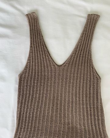 Handgestricktes Top