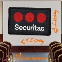 Patch - Badge [SECURITAS] 🚫Klett 🚫velcro