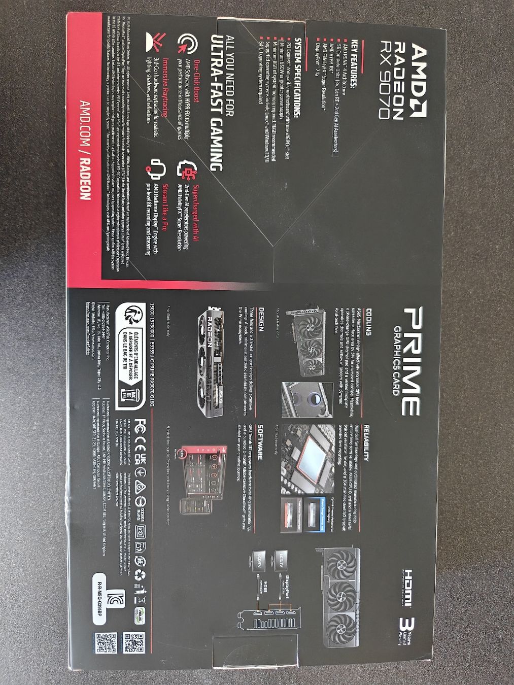 Asus Schede grafiche: Asus Radeon RX 9070 – Nuovo e nell'imballaggio originale da Lugano venduto da Lloyd84 1