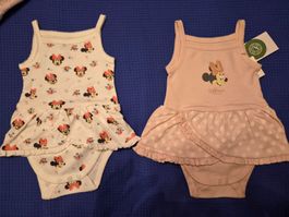 Bodykleider Minnie Mouse 2er Set Grösse 74 neu