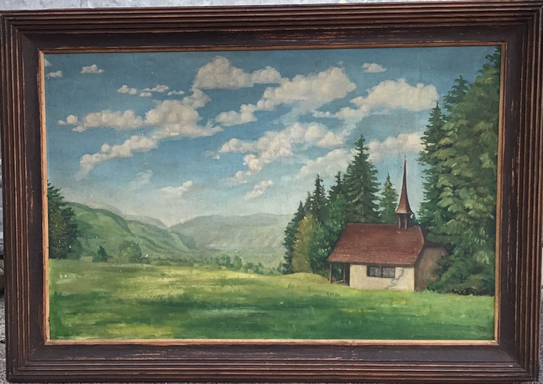 Dipinti: Franz Brügger Original Gemälde – Usato da Müllheim Dorf venduto da Othmar73