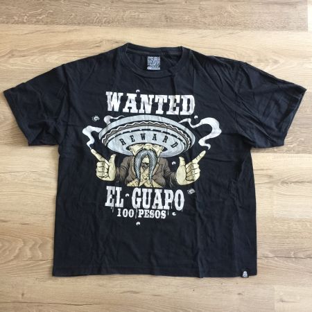Joker Wanted El Guapo T Shirt schwarz bunt bedruckt XL