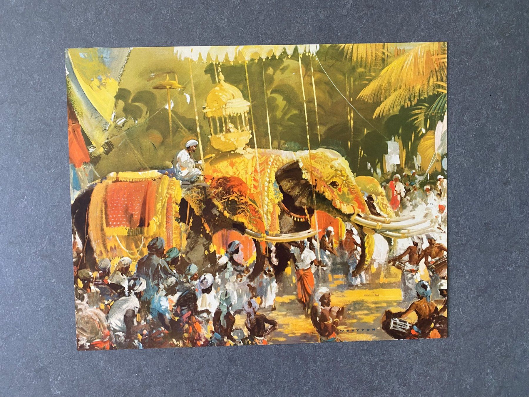 Poster & Bilder: Original Vintage Poster - Ceylon / The Candy Perahera – Gebraucht aus Zürich von jesulin05 1