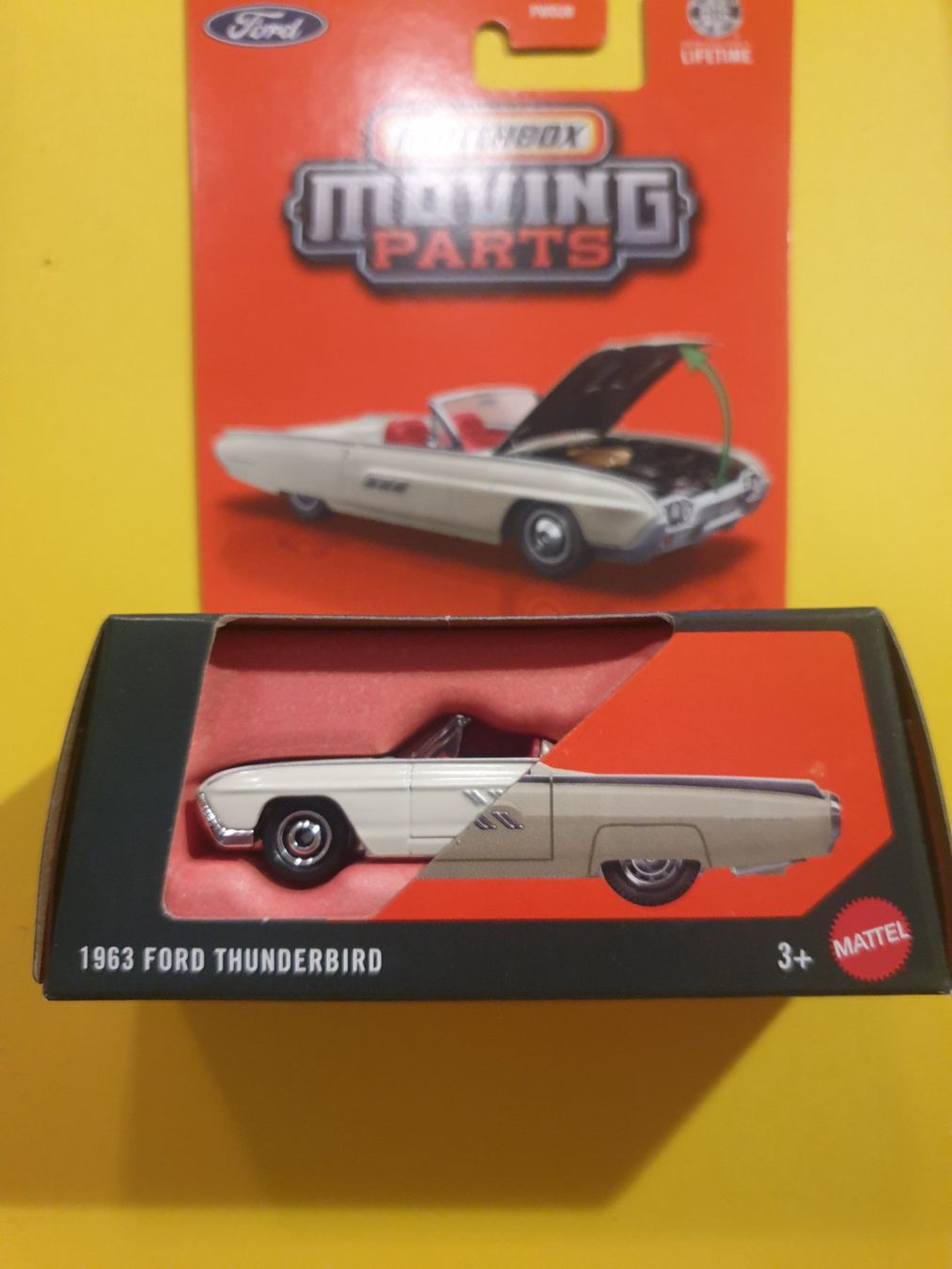 Matchbox Modellini d'auto: Matchbox 1963 FORD THUNDERBIRD – Nuovo e nell'imballaggio originale da Oftringen venduto da Rotor 1